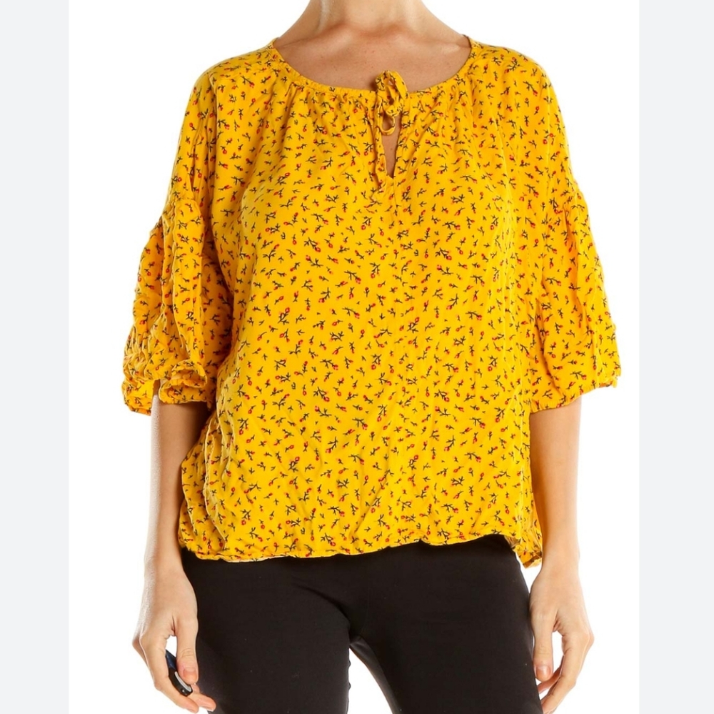 Levi's Floral Brunch Top